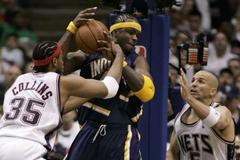 New Jersey - Indiana: Collins, J. O'Neal, Kidd