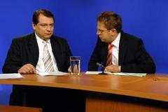 Paroubek v televizní debatě