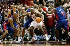 NBA: Detroit - Cleveland: LeBron James