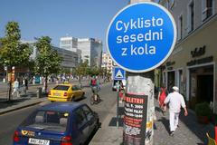 Cyklostezka u Anděla