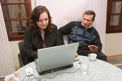 Jiří Čunek při online rozhovoru ve své senátorské kanceláři