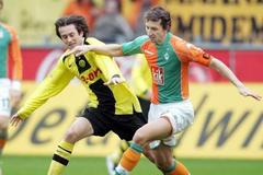 Dortmind - Brémy: Rosický a Baumann