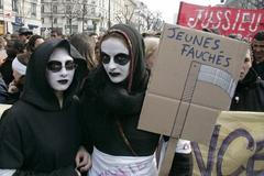 Studentské protesty ve Francii