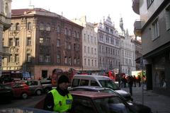 Výbuch plynu na Smíchově