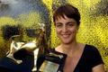 Režisérka Andrea Staková na festivalu v Locarnu s cenou za film Das Fraulein