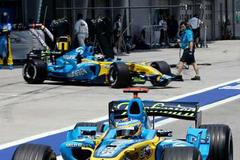 Fernando Alonso a Giancarlo Fisichella