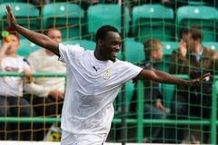 Ghanská fotbalová hvězda Michael Essien.