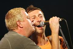 Petr Fiala a Jaromír Mikel (Mňága&Žďorp)