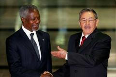 Kofi Annan v Havaně