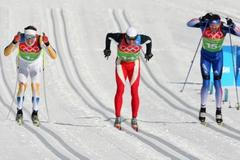 Cíl sprintu dvojic mužů