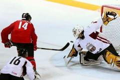 Shanahan přidává Lotyšům pátý gól