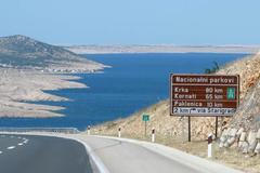 Dopravní zácpa u Zadaru