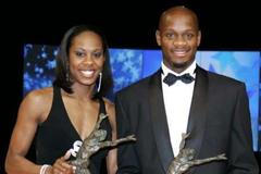 Sanya Richardsová a Asafa Powell