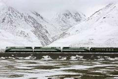 Čína Tibet železnice 3