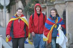 Tibet, demonstrace k 47.výročí okupace.