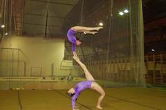 Akrobatická gymnastika - ilustrační foto