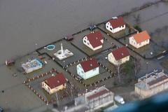 Tyto domy v Křešicích lidé postavili znovu po povodni v roce 2002