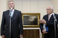 Mirek Topolánek u Václava Klause