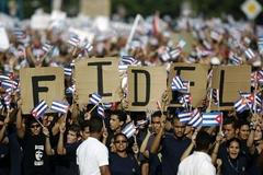 Oslavy na Kubě: bez Fidela, s Fidelem