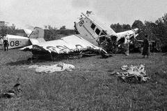 Baťa, trosky letadla