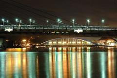 Povodně - Mosty přes Labe v Ústí