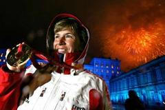 Kateřina Neumannová se zlatou medailí