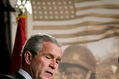 George Bush, voják, pietní, armáda, USA