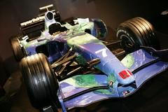 Monopost F1 Honda se zeměkoulí