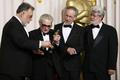F. F. Coppola, Martin Scorsese, Steven Spielberg a George Lucas na Oscarech