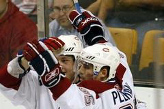 Tomáš Plekanec, Dennis Wideman , Montreal