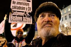 Demonstrace proti americkému radaru