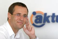 Roman Kumpošt v redakci Aktuálně.cz