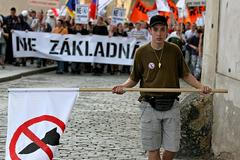 Demonstrace "NE základnám" na Václavském nám. - 21
