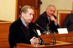 Václav Havel v senátu