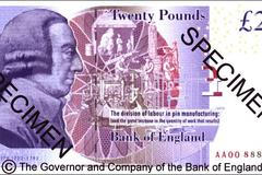 Nová dvacetilibrová bankovka