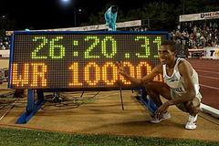 Bekele na Zlaté tretře