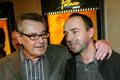 Režisér Miloš Forman se synem Petrem