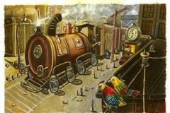 Na půdě - výtvarné návrhy