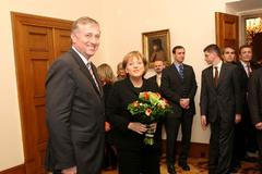 Angela Merkelová, Topolánek, Německo