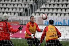 Trénink fotbalové reprezentace