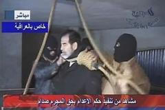 Poprava Saddáma Husajna v televizi