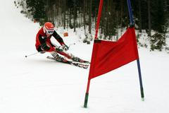 Šárka Záhrobská trénuje obří slalom