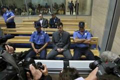 "Legija" Ulemek během soudního přelíčení