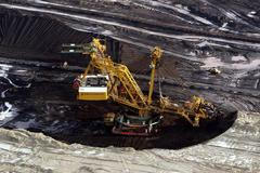 Těžba uhlí na sokolovsku