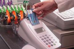 Čipový terminál pro placení kartou