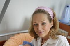 Lucie Talmanová a její syn Nicolas