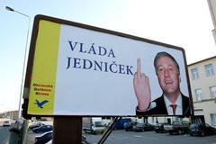 Billboard "Vláda jedniček"