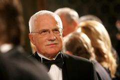 Václav Klaus na slavnosti ve Vladislavském sále