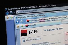 Internetové bankovnictví Komerční banky (ilustrační foto)