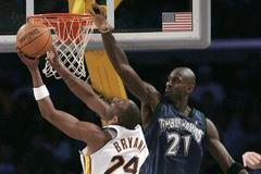 LA Lakers - Minnesota: Bryant, Garnett